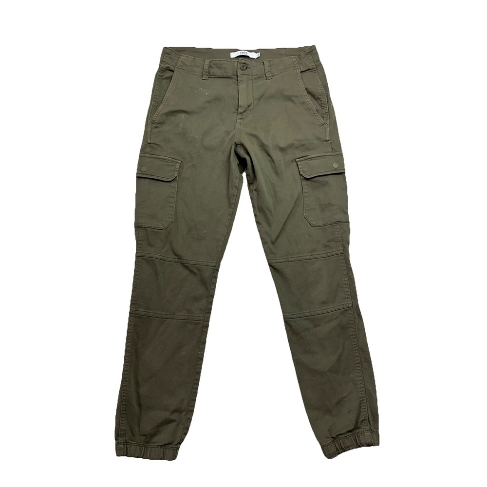 Celio Be Normal Mens Green Cargo Pants‎ Size 32